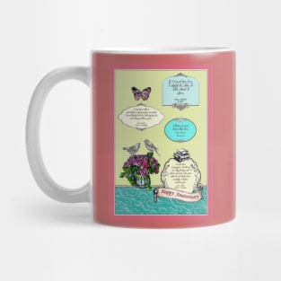 Jane Austen quotes - Happy Anniversary Mug